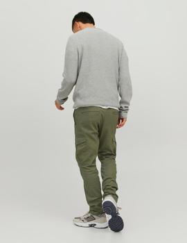 Pantalón slim cargo verde de Jack Jones