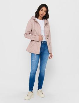 Parka en canvas rosa Lorca de Only