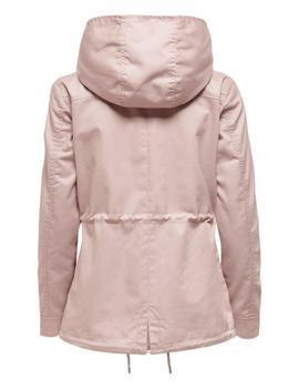 Parka en canvas rosa Lorca de Only