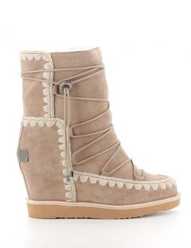 Botas Mou Eskimo French toe with laces gris elefante