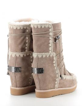 Botas Mou Eskimo French toe with laces gris elefante