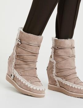 Botas Mou Eskimo French toe with laces gris elefante