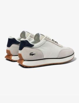 Zapatillas Lacoste L-Spin en tela WHT/NVY