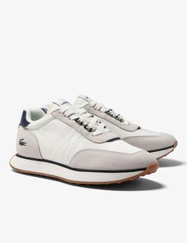 Zapatillas Lacoste L-Spin en tela WHT/NVY