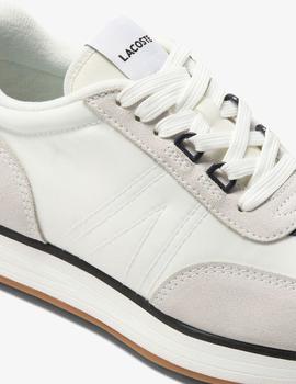 Zapatillas Lacoste L-Spin en tela WHT/NVY