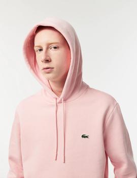 Hoodie básico Rosa Lacoste