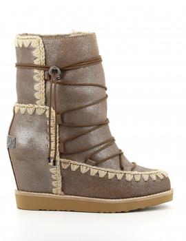 Botas Mou Eskimo French toe with laces marrón
