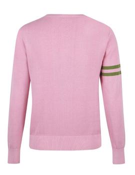 Jersey m/l cotton ST TROPEZ rosa verde