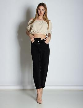 Top cropped beige JAIMÉ