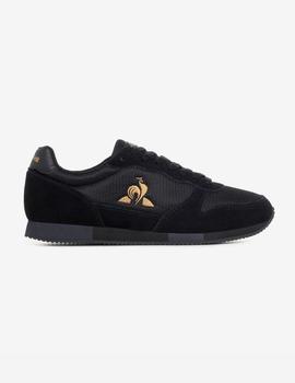 Zapatilla negra Le Coq Sportif Alpha metallic