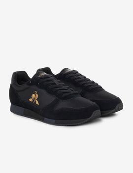 Zapatilla negra Le Coq Sportif Alpha metallic