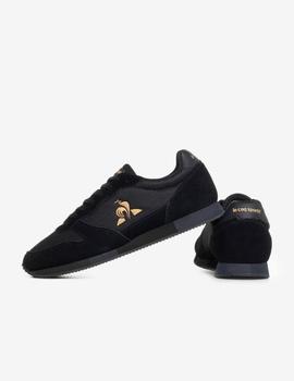 Zapatilla negra Le Coq Sportif Alpha metallic