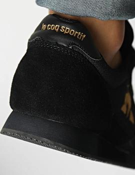 Zapatilla negra Le Coq Sportif Alpha metallic