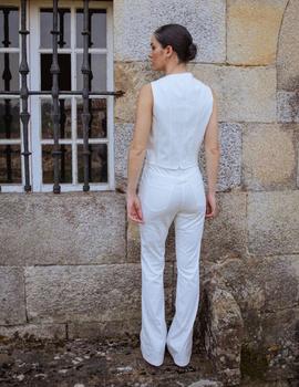 Pantalón blanco acampanado Dornas CHOKOLAT