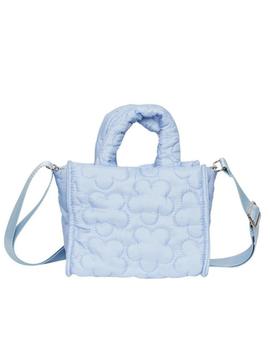 Bolso acolchado azul