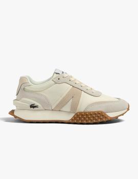 Zapatillas beige de mujer Lacoste L-Spin Deluxe en piel