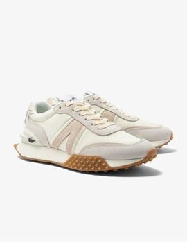 Zapatillas beige de mujer Lacoste L-Spin Deluxe en piel