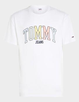 Camiseta clásica con logo universitario Tommy Jeans