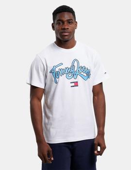 Camiseta universitaria con logo Tommy jeans