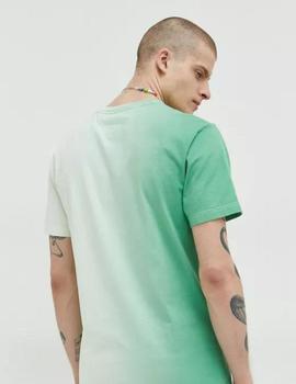 Camiseta verde con efecto degradé Tommy Jeans