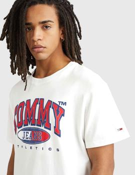 Camiseta essential blanca con logo gráfico Tommy Jeans