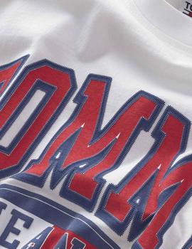 Camiseta essential blanca con logo gráfico Tommy Jeans