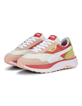 Zapatillas Puma Cruise Rider Peony blanco-rosa para mujer