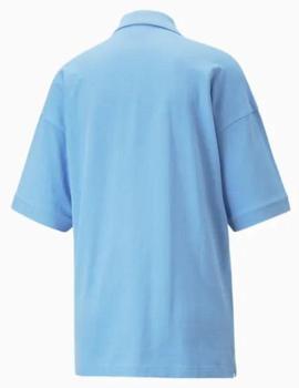 Camisa azul para mujer Classics de Puma