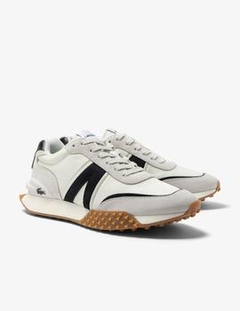 Zapatillas Lacoste L-Spin deluxe en piel blanco/negro