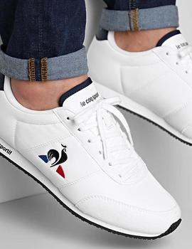 Explicación suelo Amarillento Zapatillas Le coq Sportif Racerone Tricolore blancas