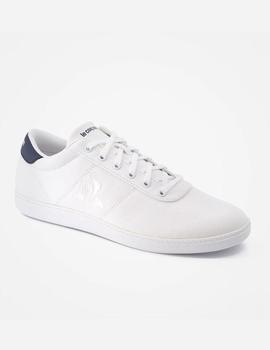 Zapatilla Le coq sportif courtone de lona color blanco