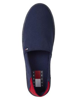 Alpargatas azul marino-rojo de Tommy Jeans