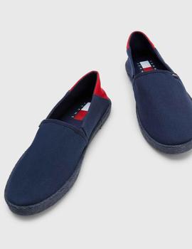 Alpargatas azul marino-rojo de Tommy Jeans