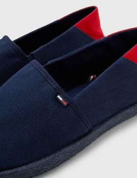 Alpargatas azul marino-rojo de Tommy Jeans