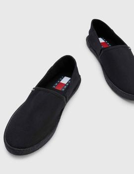 Alpargatas negras de Tommy Jeans