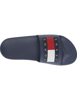 Chanclas anatómicas azul marino essential de Tommy Jeans