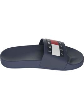 Chanclas anatómicas azul marino essential de Tommy Jeans