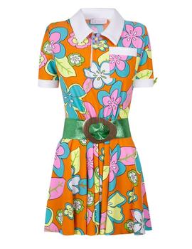 Vestido corto licra flores Le Cruel