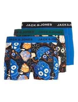 Pack de 3 Boxers Jacskull flower