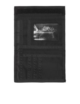 Cartera negra en mesh con cierre de velcro Jack Jones