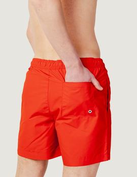 Bañador rojol de largo medio con cordón -Calvin Klein