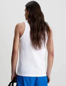 Camiseta blanca de tirantes Calvin Klein