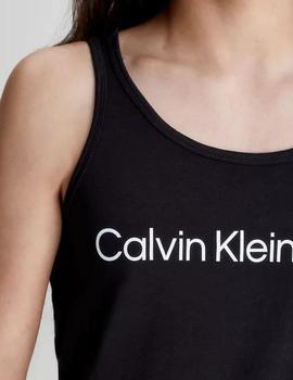 Camiseta negra de tirantes Calvin Klein