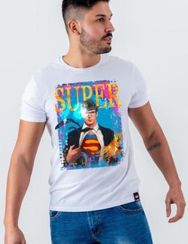 Camiseta de hombre LASAL Super blanca