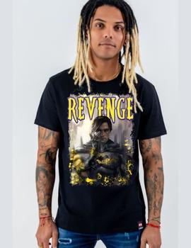 Camiseta de hombre LASAL Revenge negra