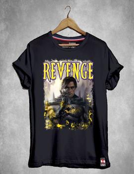 Camiseta de hombre LASAL Revenge negra