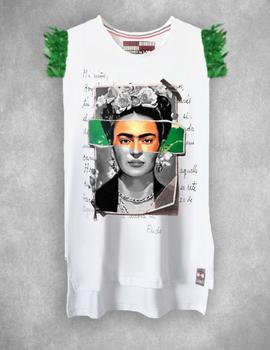 Camiseta de mujer LASAL Frida Blanco