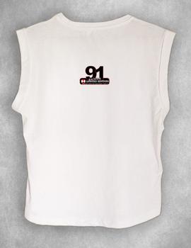 Camiseta de mujer LASAL Catrina Blanca