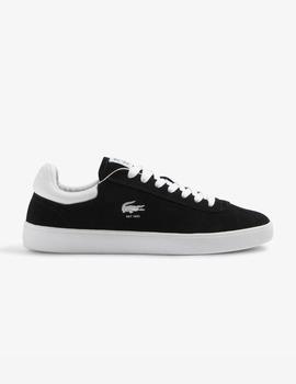 Zapatillas Lacoste de mujer Baseshot de ante negro