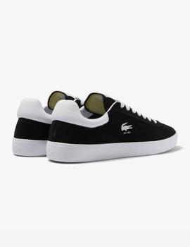Zapatillas Lacoste de mujer Baseshot de ante negro